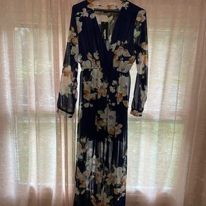NWT Zeagoo size large maxi dress